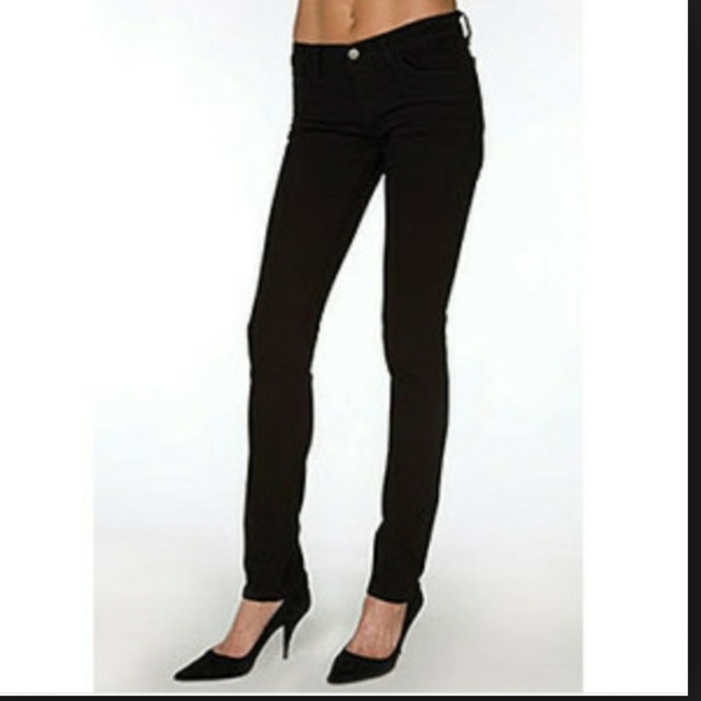 J BRAND Petite Pencil Leg Jeans in Jett wash